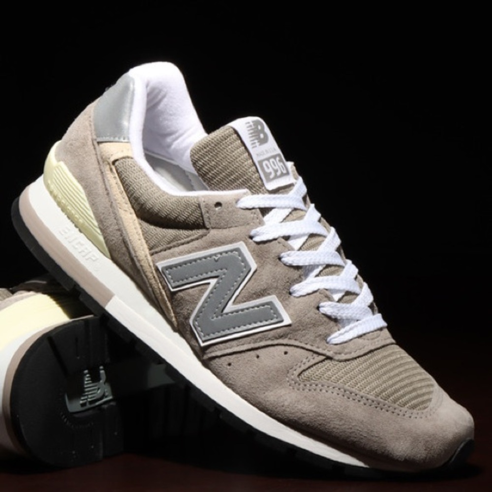 New Balance 996 U996GR Sneakers Men's Gray Silver Suede Low Top Running Shoes